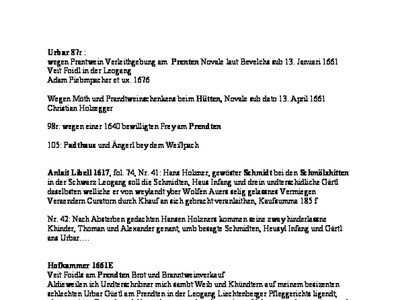 Datei-Vorschaubild - Eder-Alois_Branntweinverkauf Fischwasser Piebmpacher-Rupert Kirchenwirt Foidl-Veit Brennt Holzner-Hans Hüttschmied Holzögger-Christian Hütten Schnegg-Matthäus Mesner_1661-1731.pdf