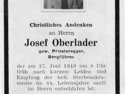 Datei-Vorschaubild - Bergbaumuseum_Andenkenbild Oberlader-Josef Priesteregg Bergführer_1949.jpg
