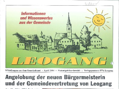 Datei-Vorschaubild - Gemeindezeitung_Angelobung Hammerschmied-Helga Bürgermeisterin Gemeinderat_2004.pdf