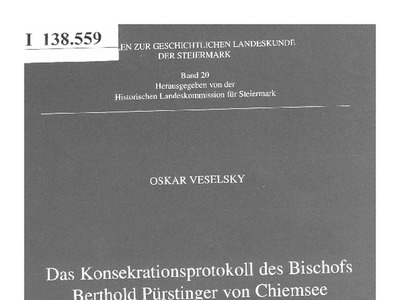 Datei-Vorschaubild - Veselsky_Konsekrationsprokoll Pürstinger-Berthold_2005.pdf