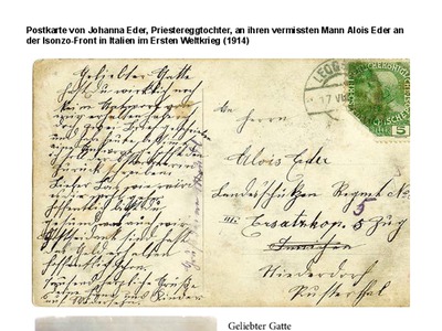 Datei-Vorschaubild - Eder-Alois_Isonzofront Eder-Johanna Eder-Alois Priestergg Feldpostkarte_1914.pdf