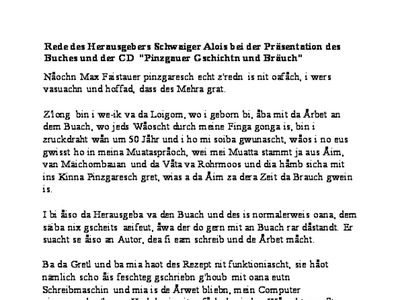 Datei-Vorschaubild - Schwaiger-Alois_Rede Präsentation Pinzgauer-Gschicht-und-Bräuch_2000.pdf