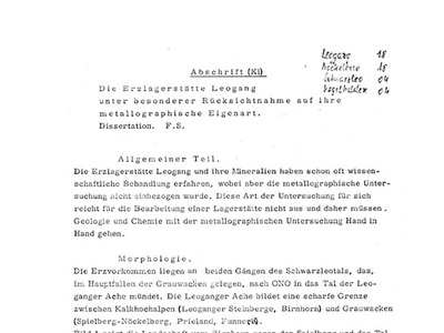 Datei-Vorschaubild - Schwarz-Frank_Erzlagerstätte-Leogang Berg-und-Hüttenmännisches-Jahrbuch Abschrift_1928.pdf