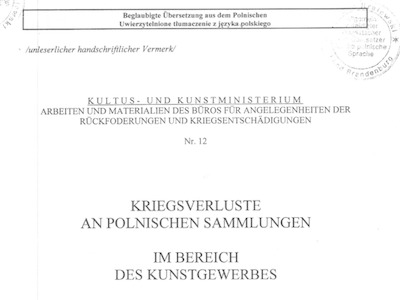 Datei-Vorschaubild - Kultusministerium-Warschau_Kriegsverluste-an-polnischen-Sammlungen_1953.pdf