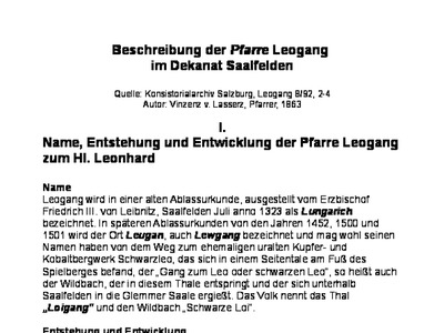 Datei-Vorschaubild - Schwaiger-Alois_Lasserz-Vinzenz Beschreibung Pfarre Leogang Übersetzung_1863.pdf