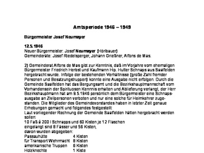Datei-Vorschaubild - Schwaiger-Alois_Gemeinderatsprotokolle Auszug_1946-1948.pdf