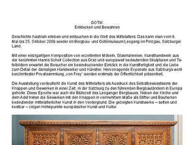 Datei-Vorschaubild - Bergbaumuseum_Gotik-Entdecken-und-bewahren Sonderausstellung_2009.pdf