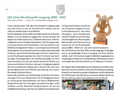 Datei-Vorschaubild - Maier-Martin Gemeindezeitung_125-Jahre-Musikkapelle-Leogang_2015.pdf