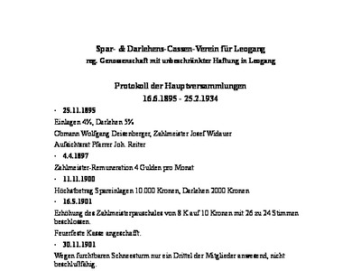 Datei-Vorschaubild - Schwaiger-Alois_Auszug Protokoll Hauptversammlung_1895-1934.pdf