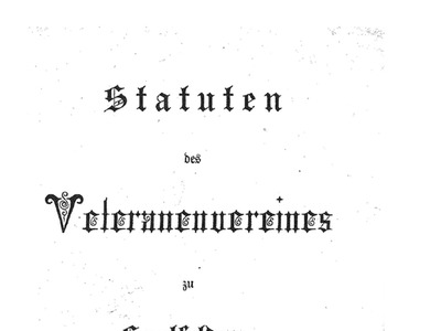 Datei-Vorschaubild - Museum-Schloss-Ritzen_Statuten Saalfelden Veteranenverein Kameradschaftsbund_1869.pdf