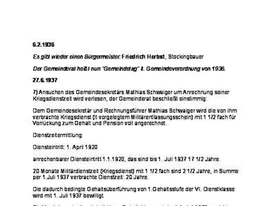 Datei-Vorschaubild - Schwaiger-Alois_Gemeinderatsprotokolle Auszug_1936-1937.pdf