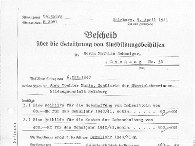 Datei-Vorschaubild - Schwaiger-Alois_Bescheid Ausbildungshilfe_1941.pdf
