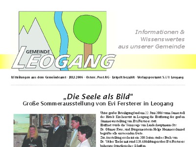 Datei-Vorschaubild - Gemeindeamt-Leogang_2006-06 Ferster-Evi-Ausstellung Almenrausch-und-Edelweis-Theater-Asitz kultUrsprueNGe 275-Jahre-Emigrationspatent_2006.pdf
