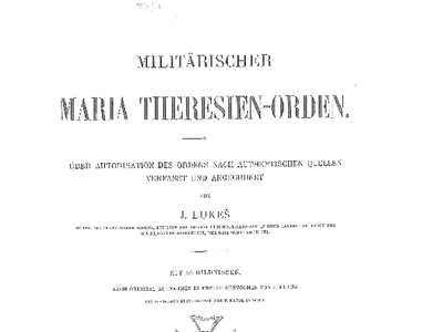 Datei-Vorschaubild - Lukes-Jan_Maria-Theresien-Orden Benedek-Ludwig Solferino_1891.pdf