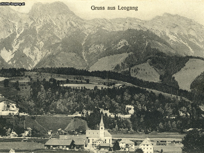 Datei-Vorschaubild - Eder-Alois_Kirchenwirt Hutter Kirche Schule Pfarrhof Birnberg_1908.jpg