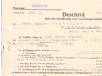 Datei-Vorschaubild - Schwaiger-Alois_Bescheid Ausbildungshilfe_1944.pdf