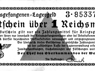 Datei-Vorschaubild - Bergbaumuseum_Lagergeld Lagergeld-1-RM_1943.jpg