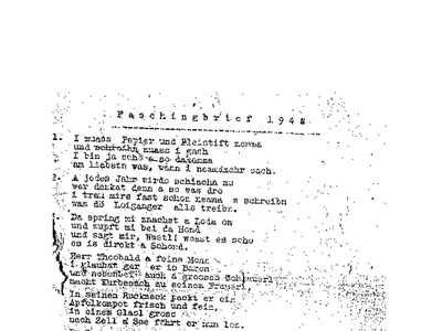 Datei-Vorschaubild - Lottersperger-Wastl Musikkapelle-Leogang_Faschingsbrief Lottersperger-Wastl_1948.pdf