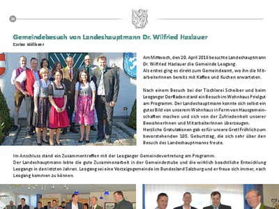 Datei-Vorschaubild - Gemeindezeitung Müllauer-Carina_Hauslauer-Wilfried Landeshauptmann Gemeindebesuch_2016.pdf