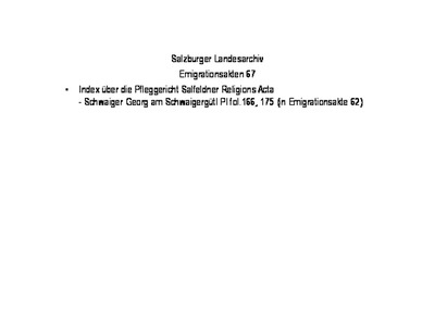 Datei-Vorschaubild - Landesarchiv_Emigrationsakt-67 Schwaiger-Georg.pdf
