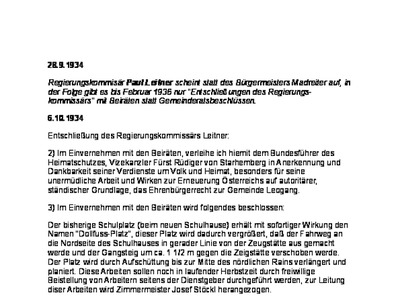 Datei-Vorschaubild - Schwaiger-Alois_Leitner-Paul Gemeinderatsprotokolle Auszug_1934-1935.pdf