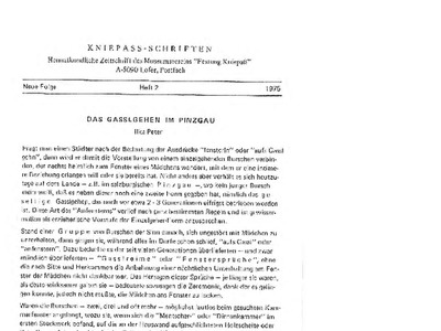Datei-Vorschaubild - Peter-Ilka Kniepass-Schiften_Das-Gasslgehen-im-Pinzgau Gasslreime Raufhändel Gassltage Bräuche_1975.pdf