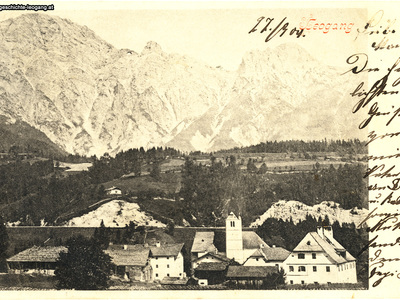 Datei-Vorschaubild - Eder-Alois_Kirchenwirt Hutter Kirche Pfarrhof Melkerloch Passauerhütte Bahnbauspuren_1904.jpg