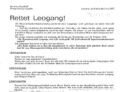 Datei-Vorschaubild - Flugblatt Rettet-Leogang_1972.pdf