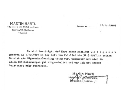 Datei-Vorschaubild - Hartl-Martin_Bestätigung Sägewerkslehrling Lilgenau-Nikolaus_1948.pdf