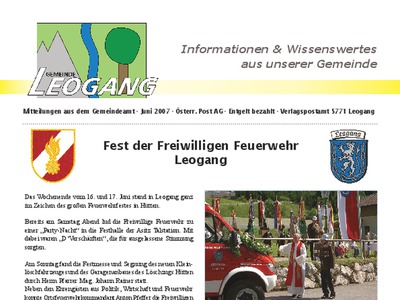 Datei-Vorschaubild - Gemeindeamt-Leogang_2007-06 Feuerwehrfest-2007 kultUrsprueNGe Handgeschmiedet Sonderausstellung_2007.pdf