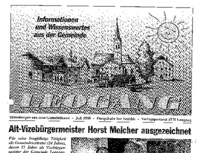Datei-Vorschaubild - Gemeindeamt-Leogang_1998-07 Melcher-Horst-Ehrenbürger Jahresvoranschlag-1997-Genehmigung Volksschule-Einweihung Schwaiger-Alois-Buchpräsentation-Leogang-1938-1945_1998.pdf