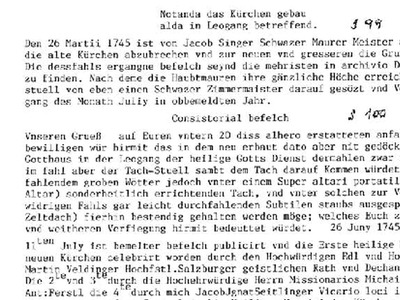 Datei-Vorschaubild - Liber-Decretorum_Notanda-den-Kirchenbau-betreffend Klarschrift_1745.pdf