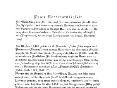 Datei-Vorschaubild - Veteranenverein-Saalfelden_Erste-Vereinstätigkeit Fahnenweihe 25-jährige-Grundungsfeier_1869-1894.pdf