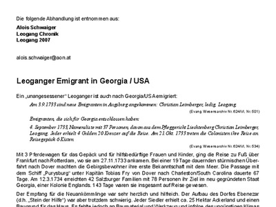 Datei-Vorschaubild - Schwaiger-Alois_Georgia Leoganger-Emigranten-in-Georgia-USA Leimberger-Christian Leimberger-Andreas_2007.pdf